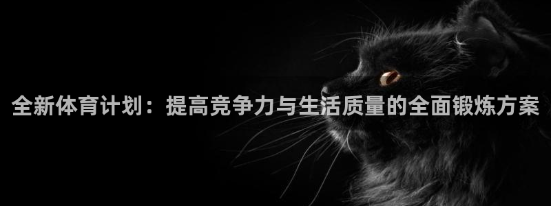 哈哈体育十年：全新体育计划：提高竞争力与生活质量的全面锻炼方案